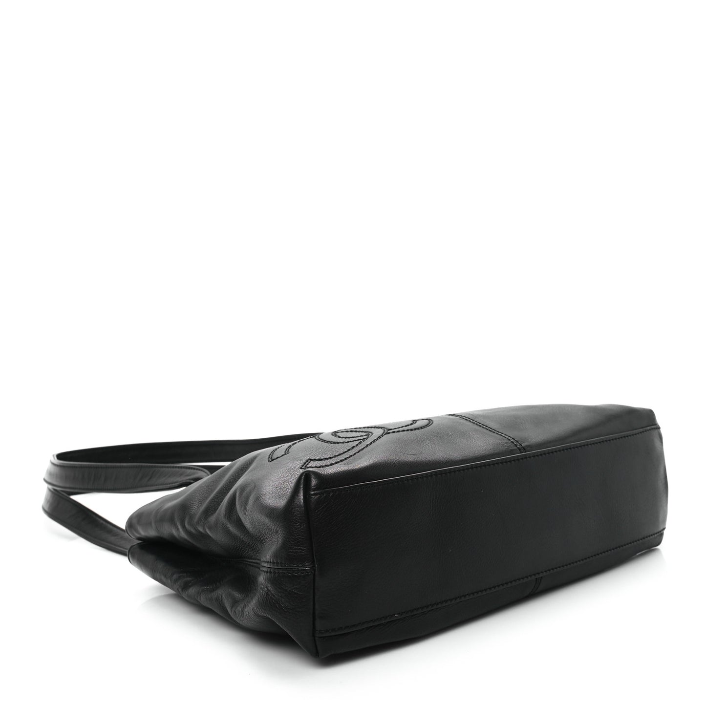 Lambskin CC Shoulder Bag Black