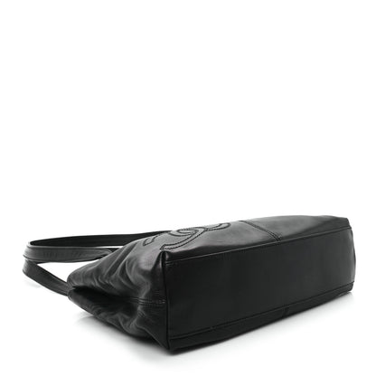 Chanel Lambskin CC Shoulder Bag Black 4 of 12