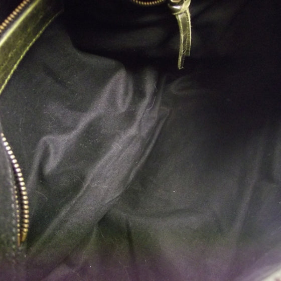 Chevre Classic Hardware Purse Olive