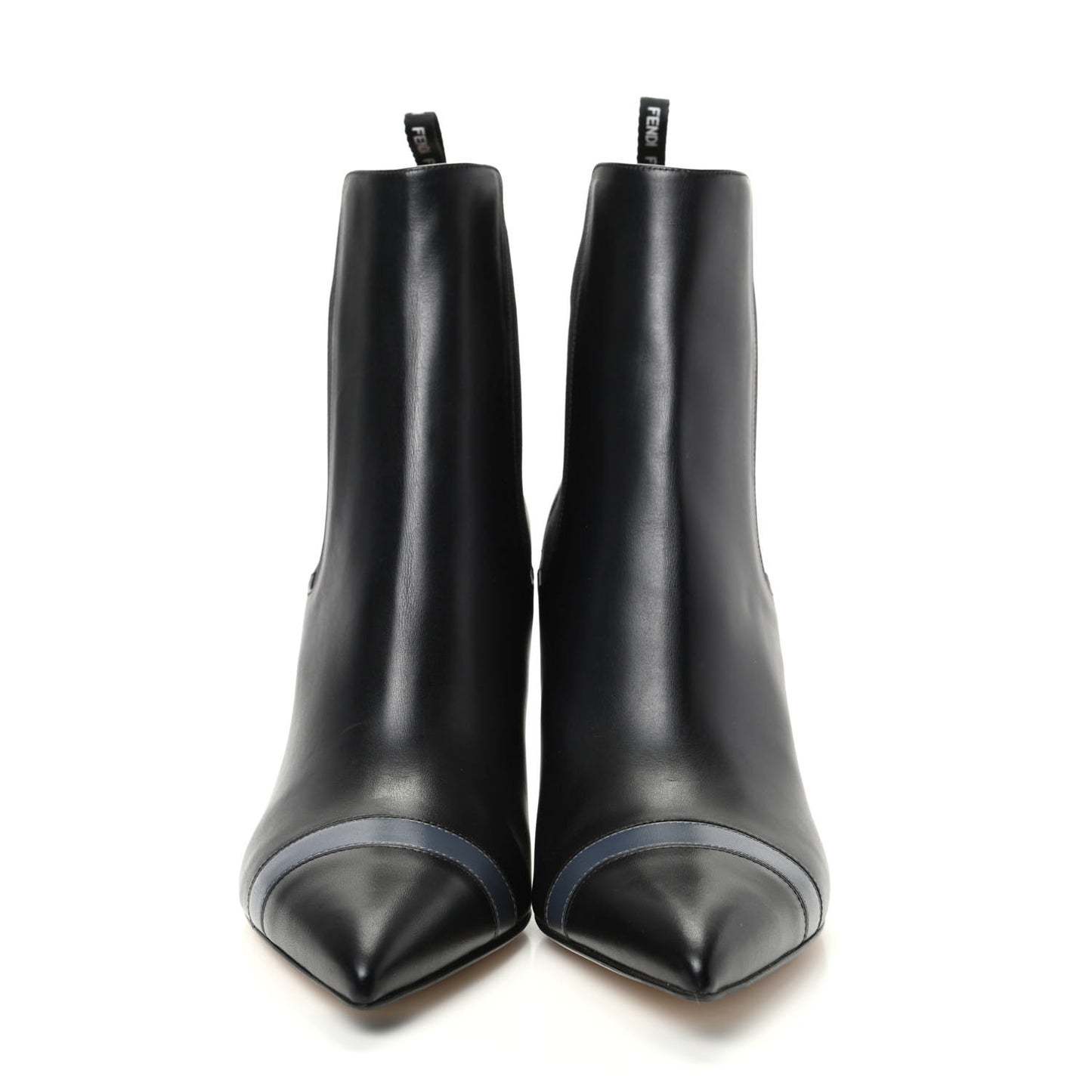 Vitello Colibri 85mm Ankle Booties 39.5 Black Antracite