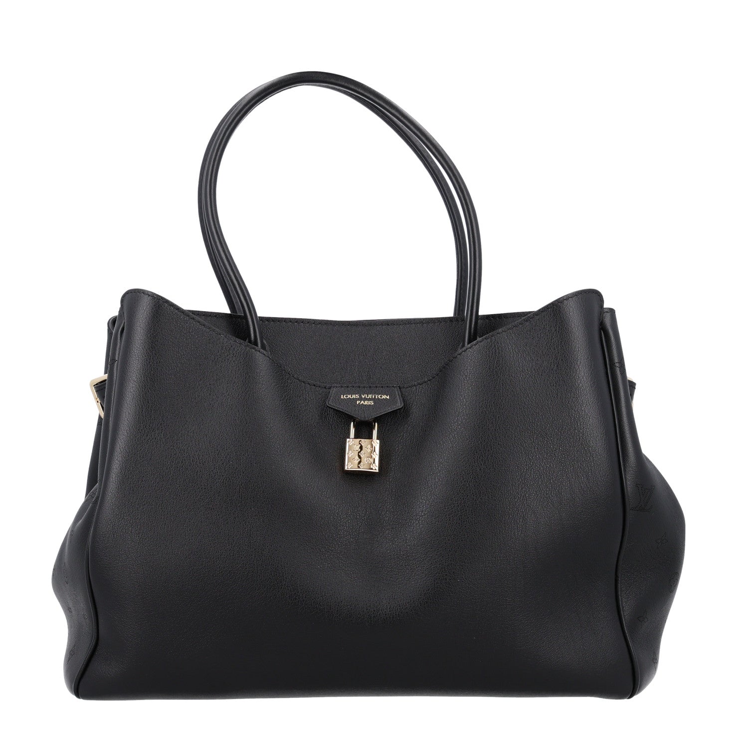 Louis Vuitton Calfskin Vendome MM Black 1 of 9