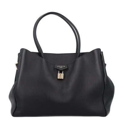 Louis Vuitton Calfskin Vendome MM Black 1 of 9