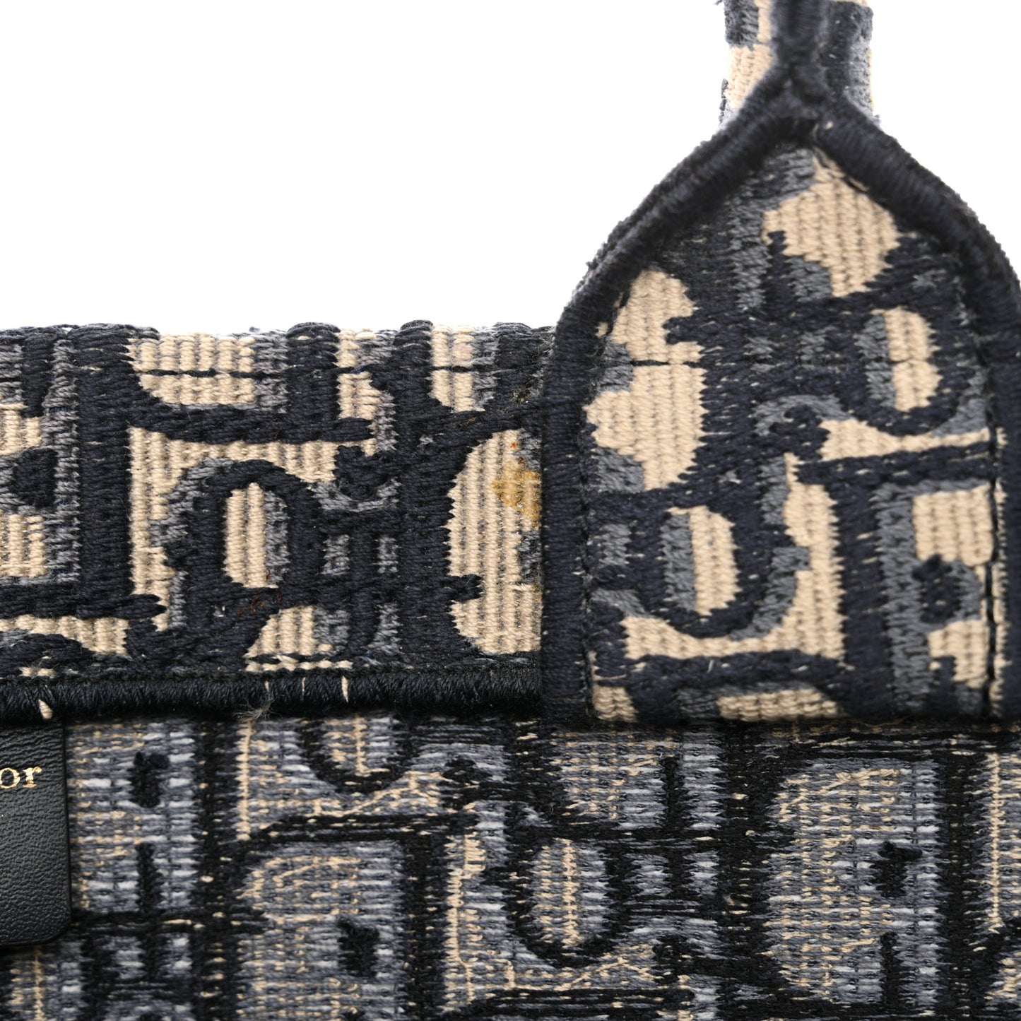 Oblique Large Book Tote Blue Multicolor