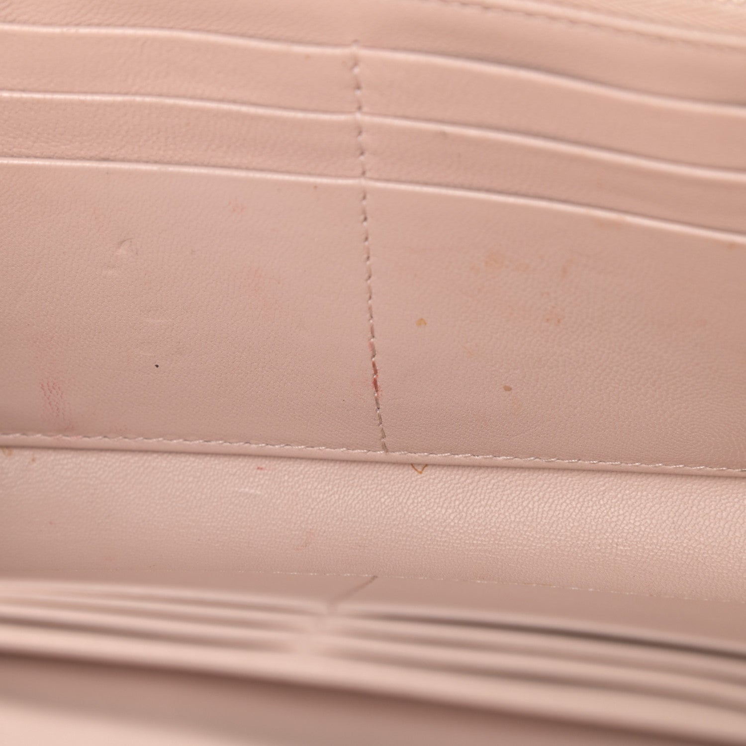 Christian Dior Grained Calfskin Diorama Croisiere Chain Wallet Rose Poudre 14 of 22