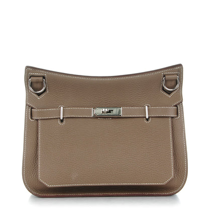 Hermes Taurillon Clemence Jypsiere 28 Etoupe 1 of 8