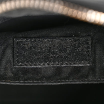 Saint Laurent Calfskin Matelasse Monogram Monochrome Lou Camera Bag Black 7 of 13