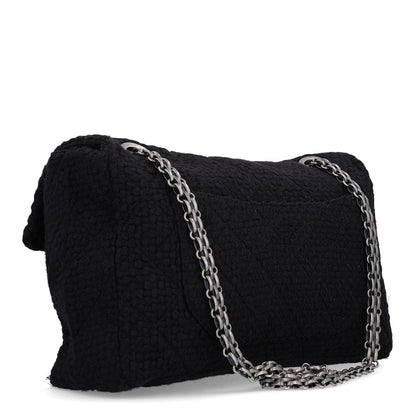 Chanel Wool Quilted XXL Reissue Flap Black 3 of 11