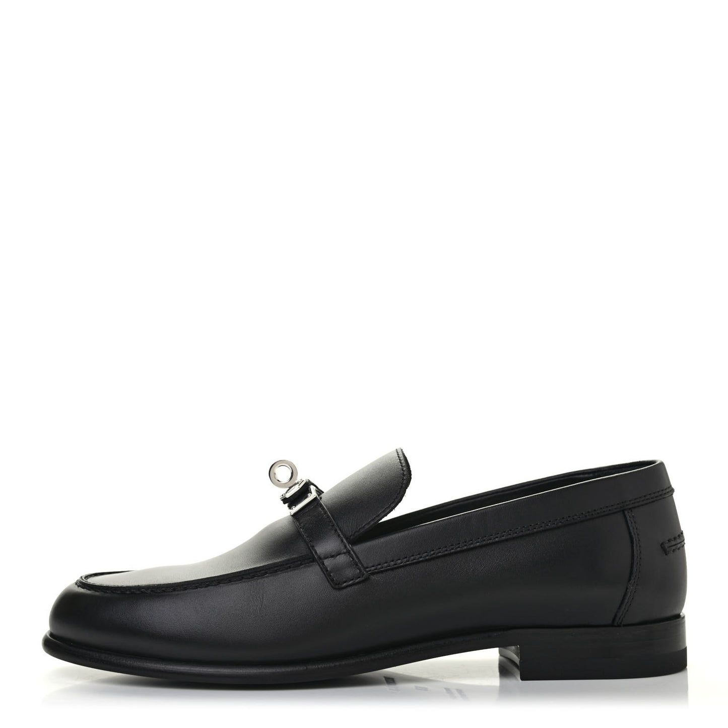 Calfskin Womens Destin Loafer 37 Black