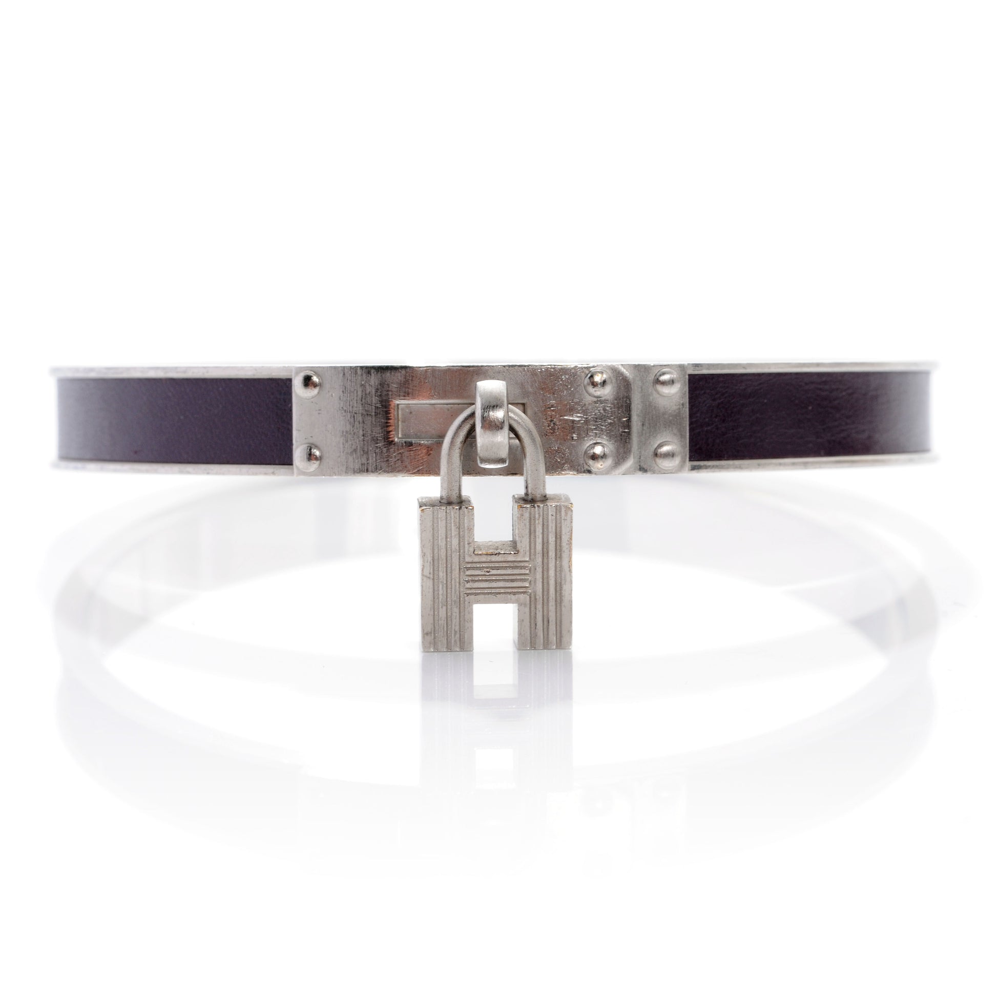 Hermes Kelly H Cadena Bracelet Raisin 1 of 6