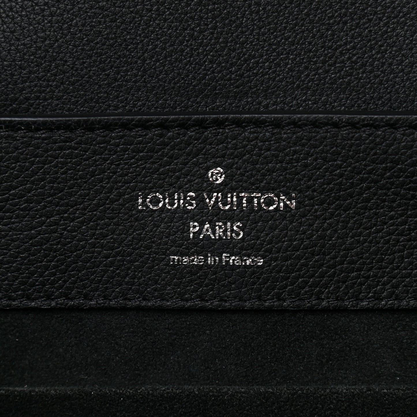 Calfskin Lockme Backpack Black