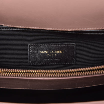 Saint Laurent Calfskin Medium Moujik Top Handle Bag Pale Blush 6 of 17
