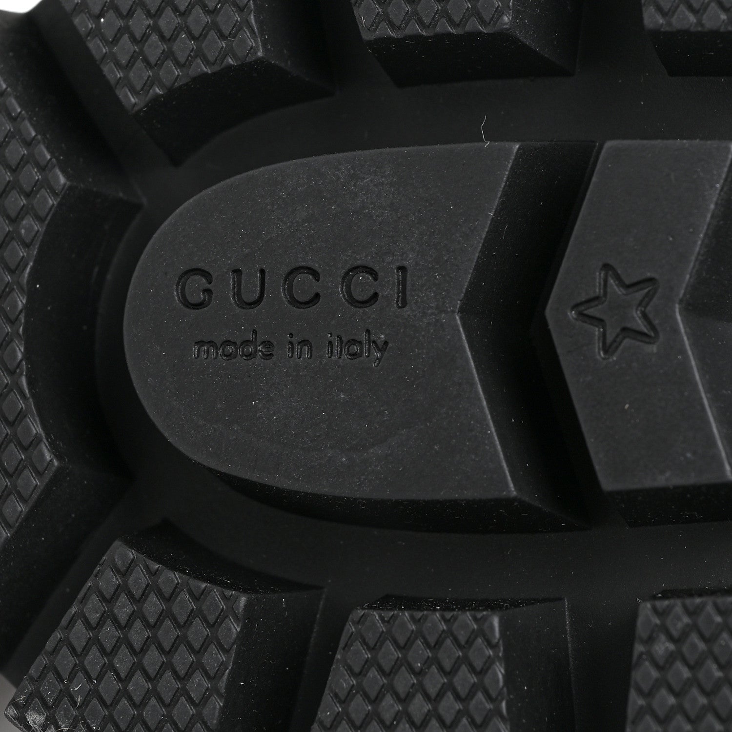 Gucci Nappa Frances GG Matelasse Platform Combat Boots 41 Black 6 of 6