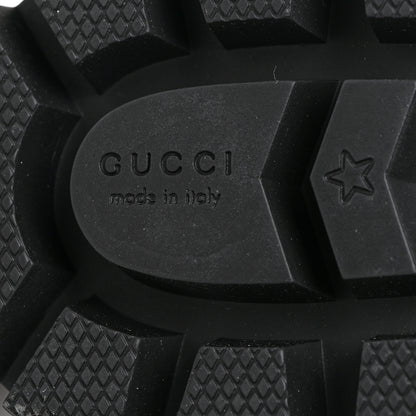 Gucci Nappa Frances GG Matelasse Platform Combat Boots 41 Black 6 of 6