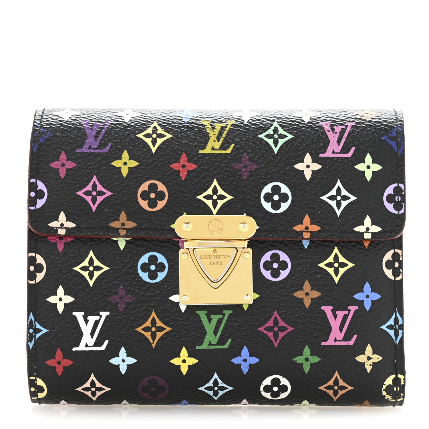 Louis Vuitton Monogram Multicolor Koala Wallet Black 1 of 10