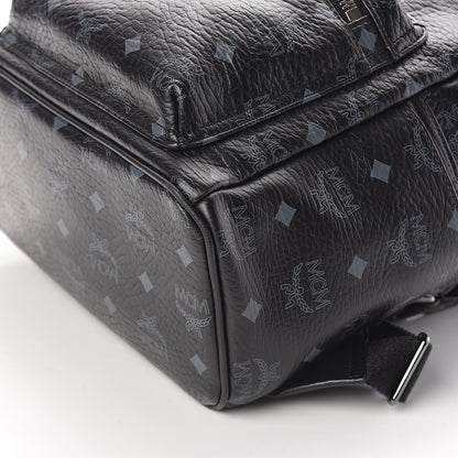 MCM Visetos Studded Small Stark Backpack Black 8 of 9