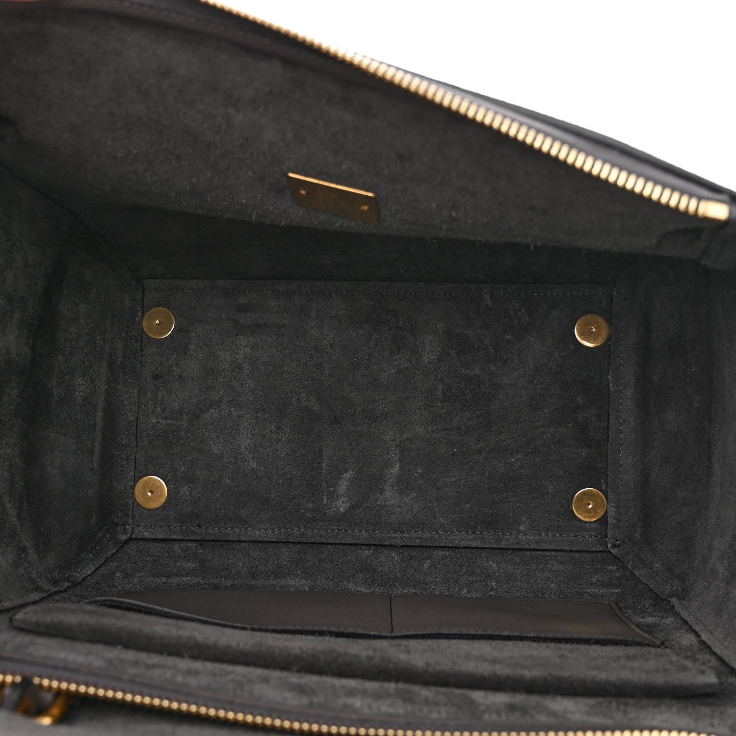 Celine Grained Calfskin Mini Belt Bag Grey 4 of 9