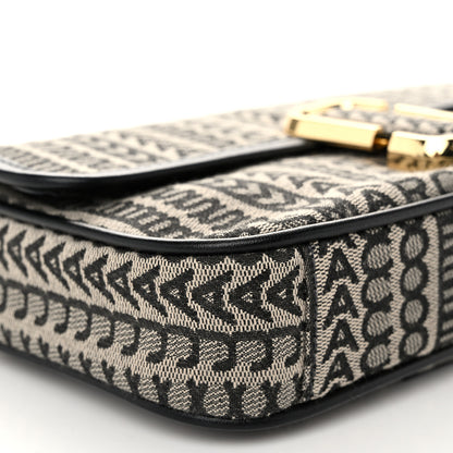 Marc Jacobs Cotton Jacquard The Monogram J Marc Shoulder Bag Beige Multi 8 of 9