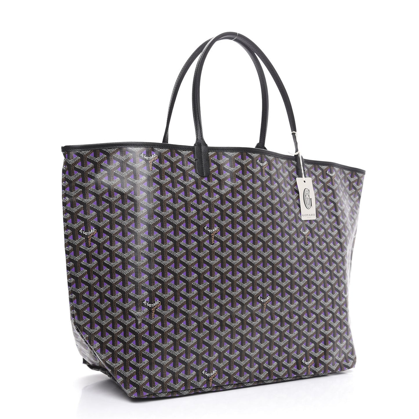 Goyardine Saint Louis Claire Voie GM Black Purple