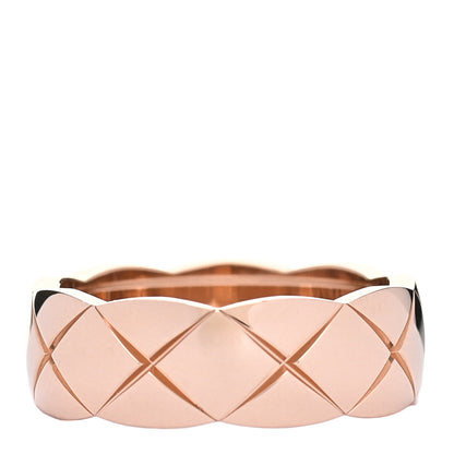 Chanel 18K Beige Gold Small Coco Crush Ring 53 6.5 1 of 7
