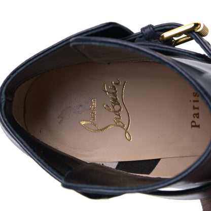 Christian Louboutin Calfskin Communa 70 Ankle Boots 36.5 Black 9 of 10