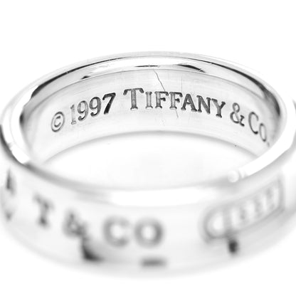 Tiffany Sterling Silver 1837 Band Ring 60 9 4 of 4