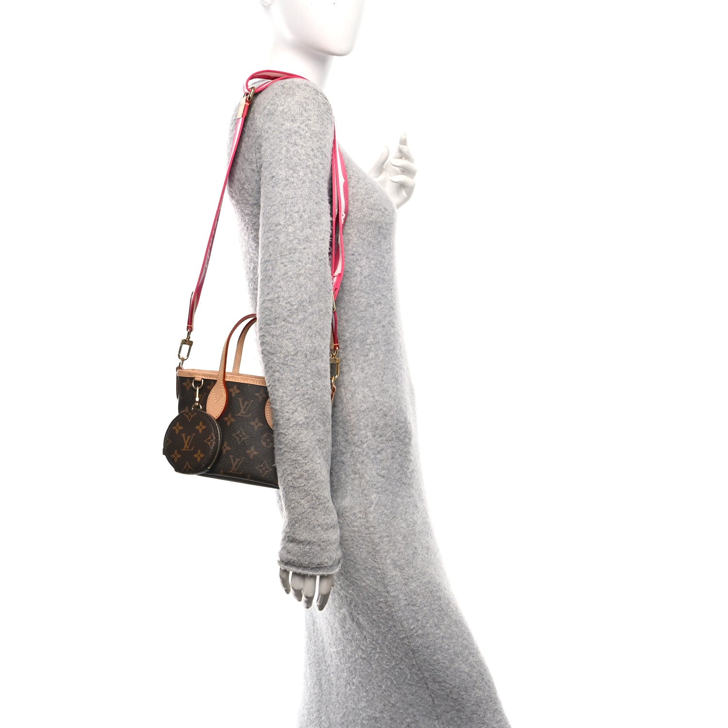 Louis Vuitton Monogram Neverfull BB Pink Peony 2 of 10