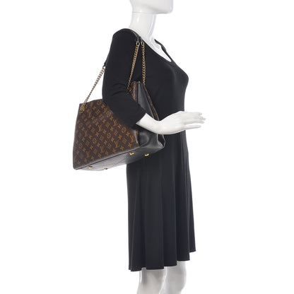 Louis Vuitton Monogram Surene MM Black 2 of 8