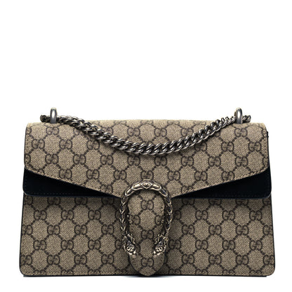 Gucci GG Supreme Monogram Small Dionysus Shoulder Bag Black 1 of 9