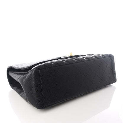 Chanel Caviar Quilted Maxi Single Flap Black 3 of 8