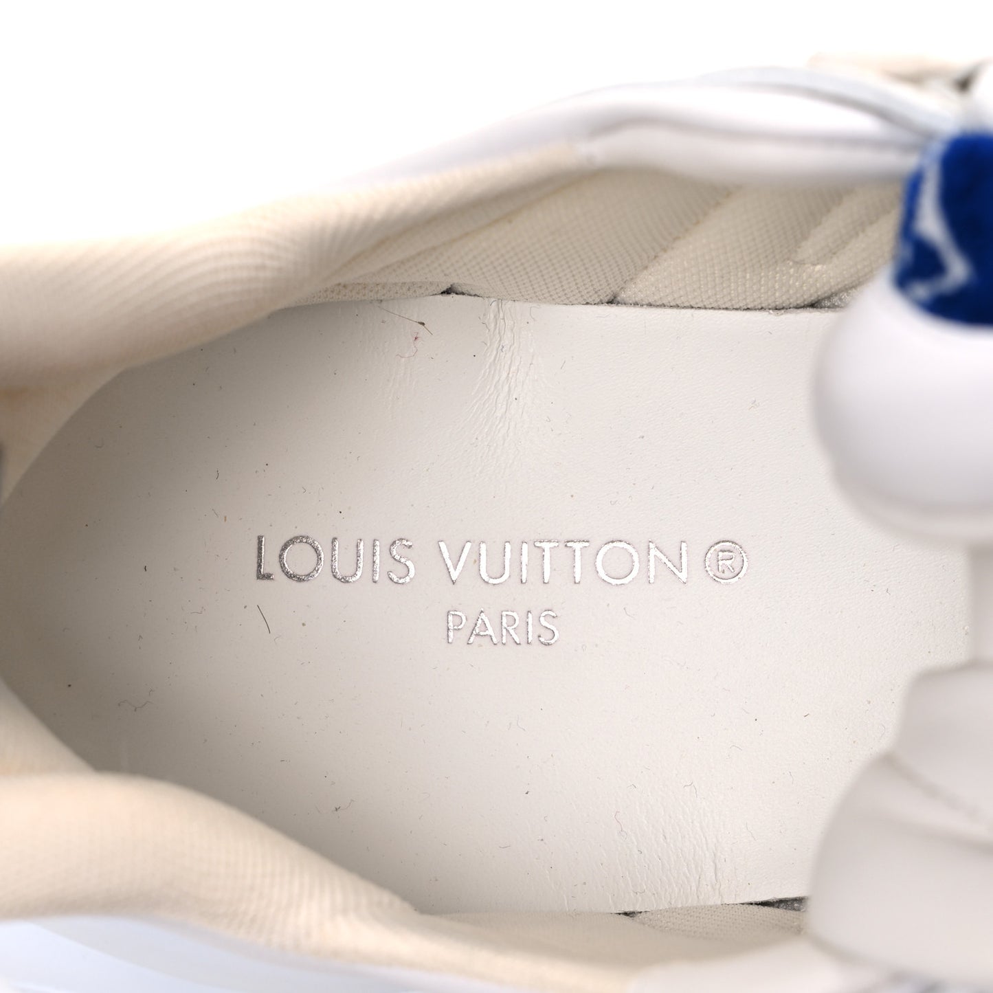 Jacquard Velvet Monogram LV Archlight Sneakers 37.5 White Blue