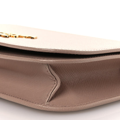 Prada Saffiano Bandoliera Chain Crossbody Bag Cammeo 10 of 15