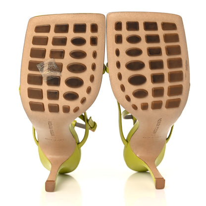 Bottega Veneta Lambskin Stretch Multi Strap 90mm Sandals 41 Pistachio 5 of 7
