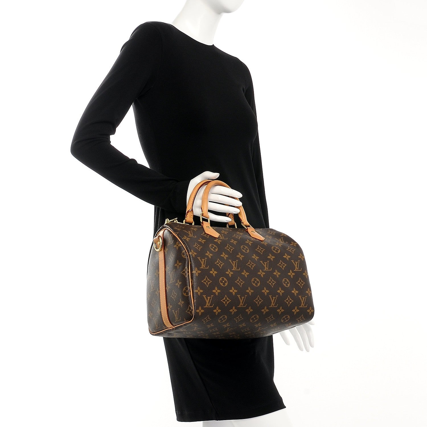 Louis Vuitton Monogram Speedy Bandouliere 30 3 of 16