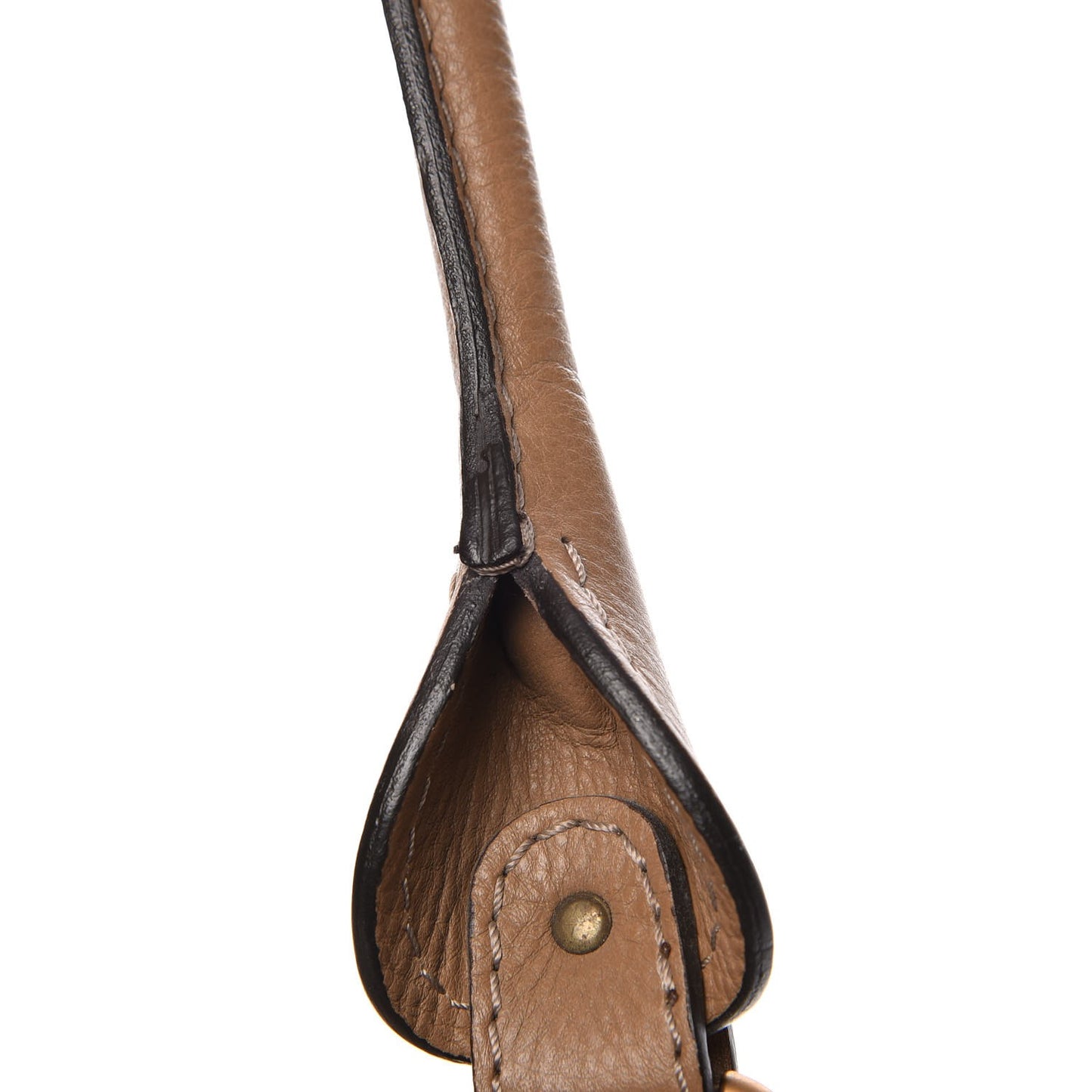 Calfskin Paddington Front Pocket Tote Tan