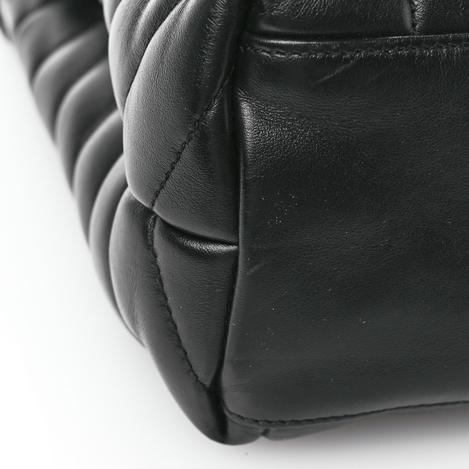Saint Laurent Calfskin Y Quilted Monogram Medium Loulou Chain Satchel Black 8 of 10