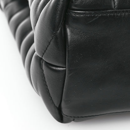 Saint Laurent Calfskin Y Quilted Monogram Medium Loulou Chain Satchel Black 8 of 10
