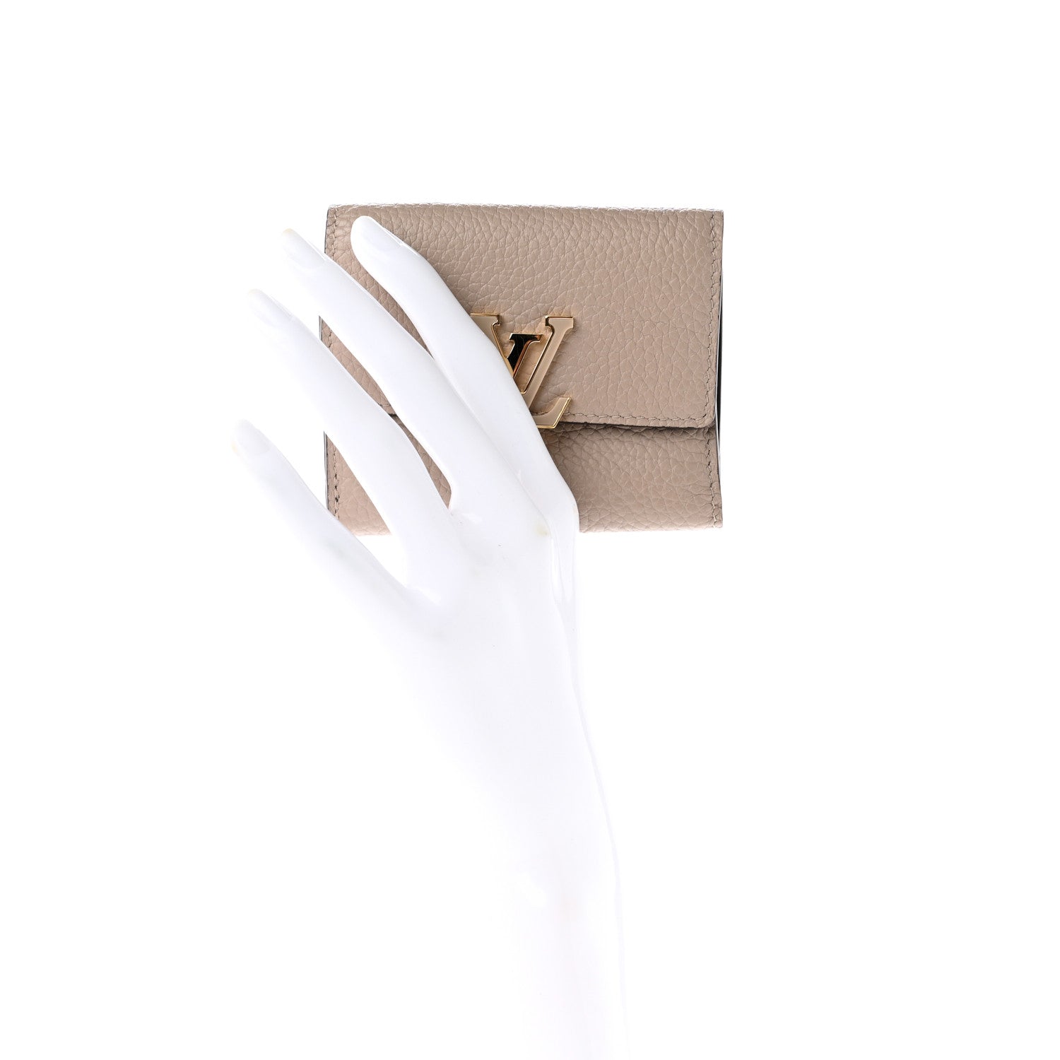 Louis Vuitton Taurillon Capucines XS Wallet Galet 4 of 6
