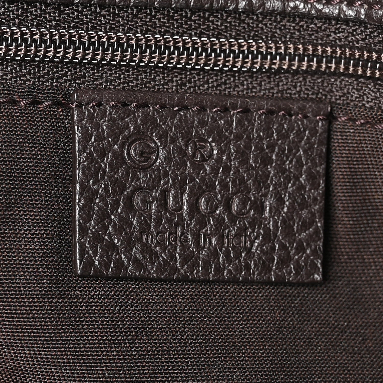 Gucci Canvas Monogram Gifford Shopping Tote Brown 15 of 19
