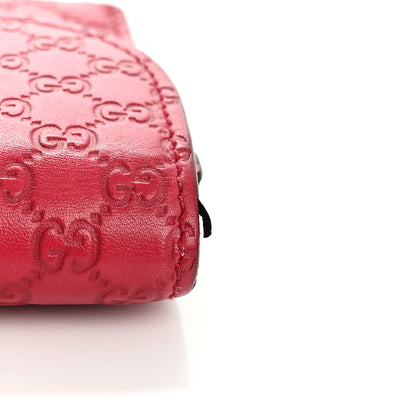 Gucci Microguccissima Interlocking G Continental Wallet Red 8 of 11