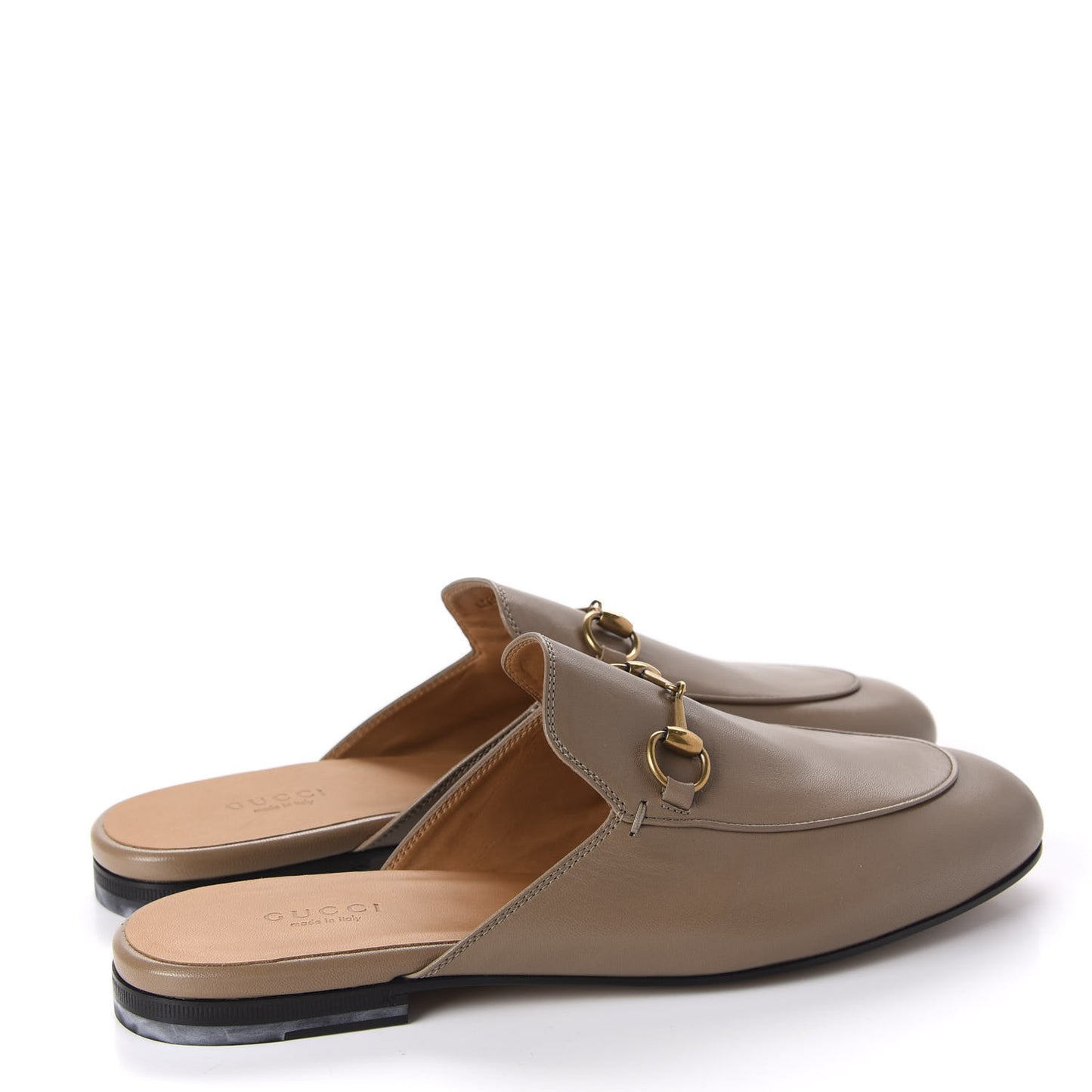 Malaga Kid Womens Princetown Slippers 38.5 Mud