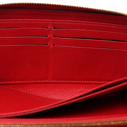 Louis Vuitton Empreinte Zippy Wallet Scarlet 6 of 11