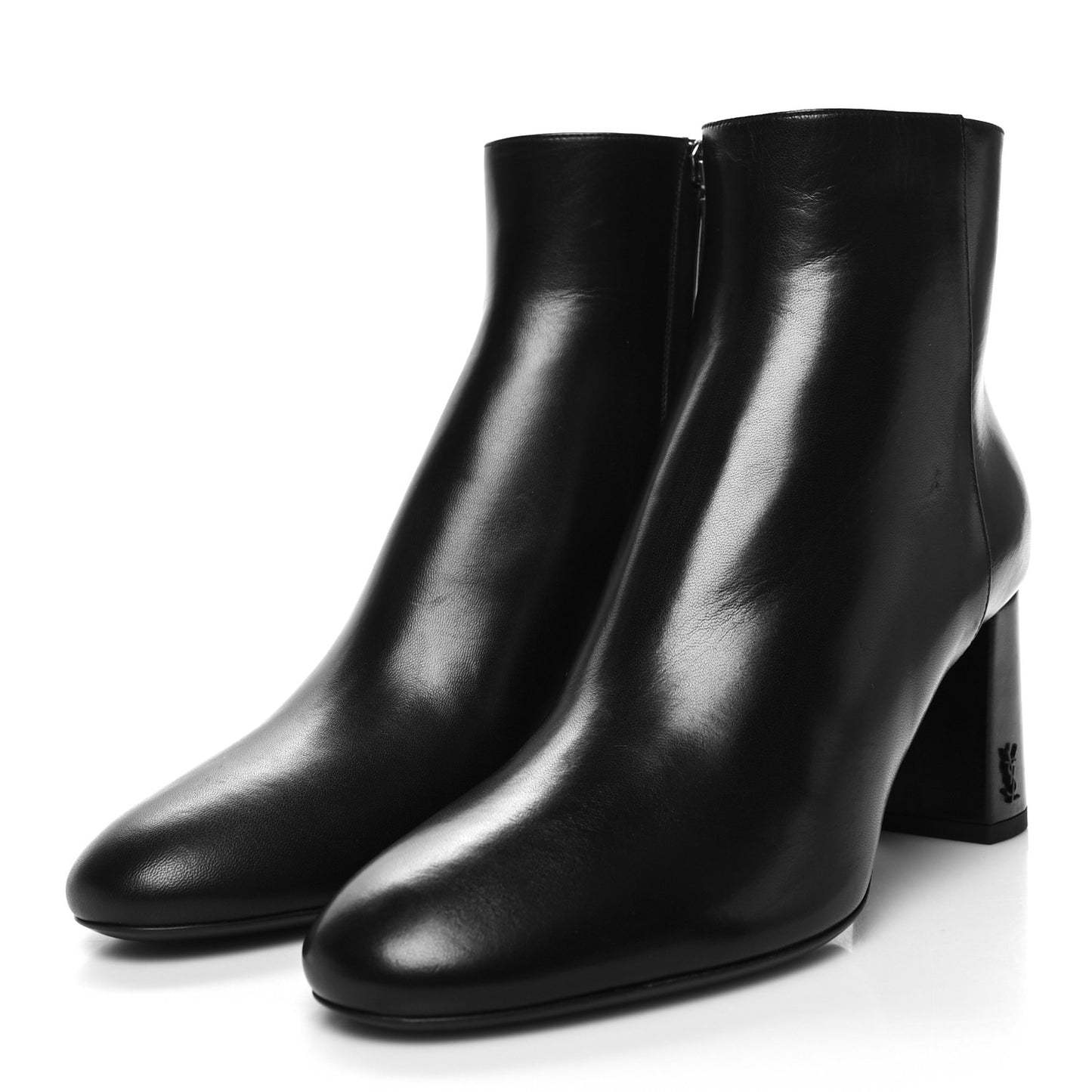Nappa Vendome Loulou Ankle Zip Boot 39 Black