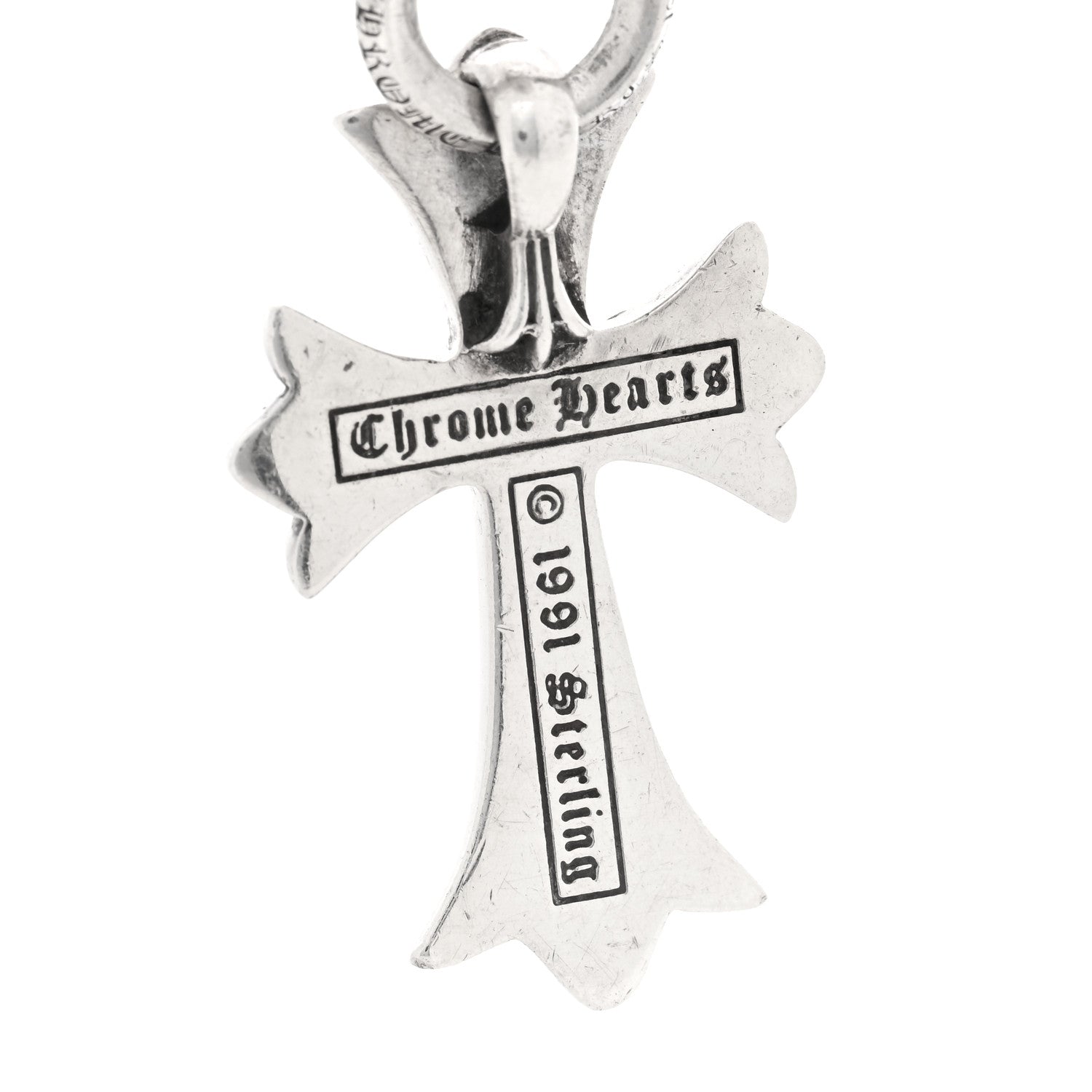 Chrome Hearts Sterling Silver Large Cross Pendant 3 of 3