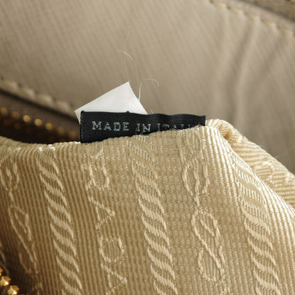Prada Saffiano Small Galleria Double Zip Tote Pomice 3 of 12