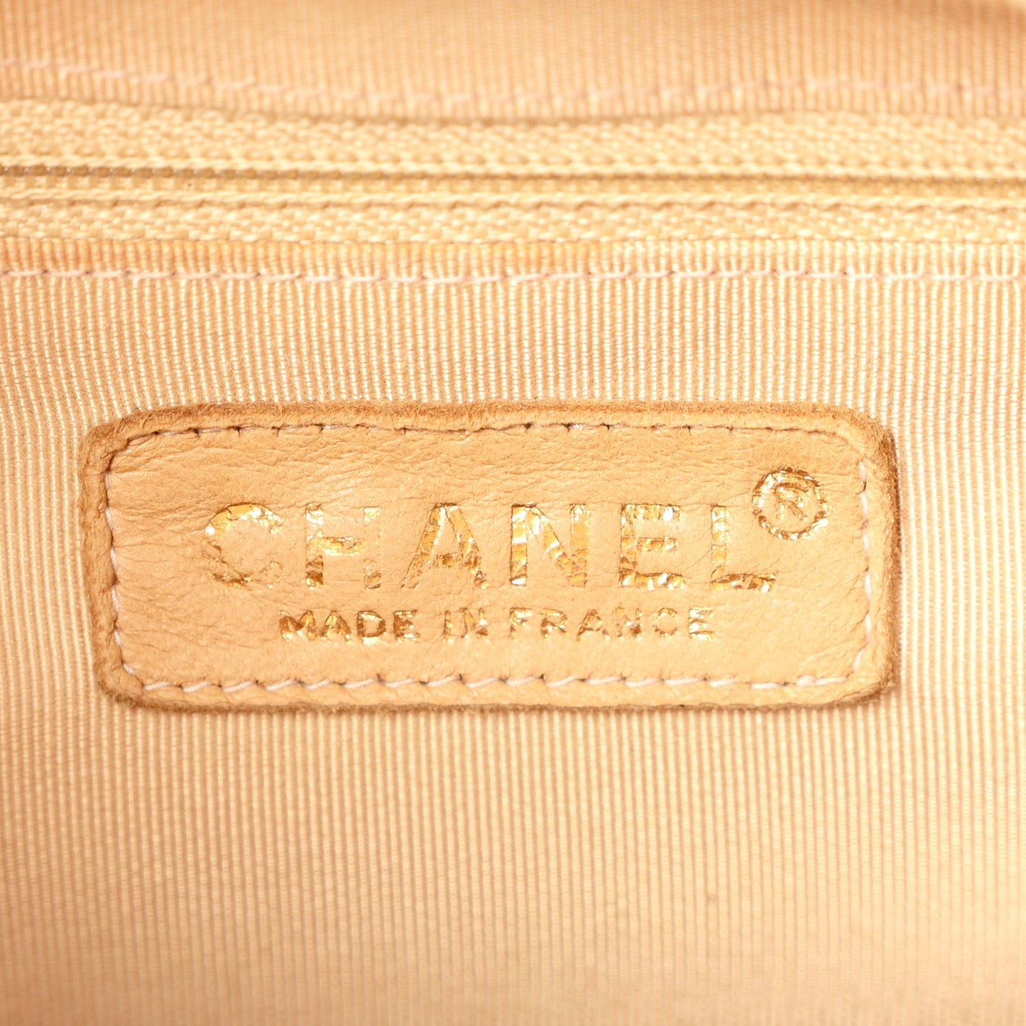 Caviar Quilted Grand Timeless Tote GTT Beige