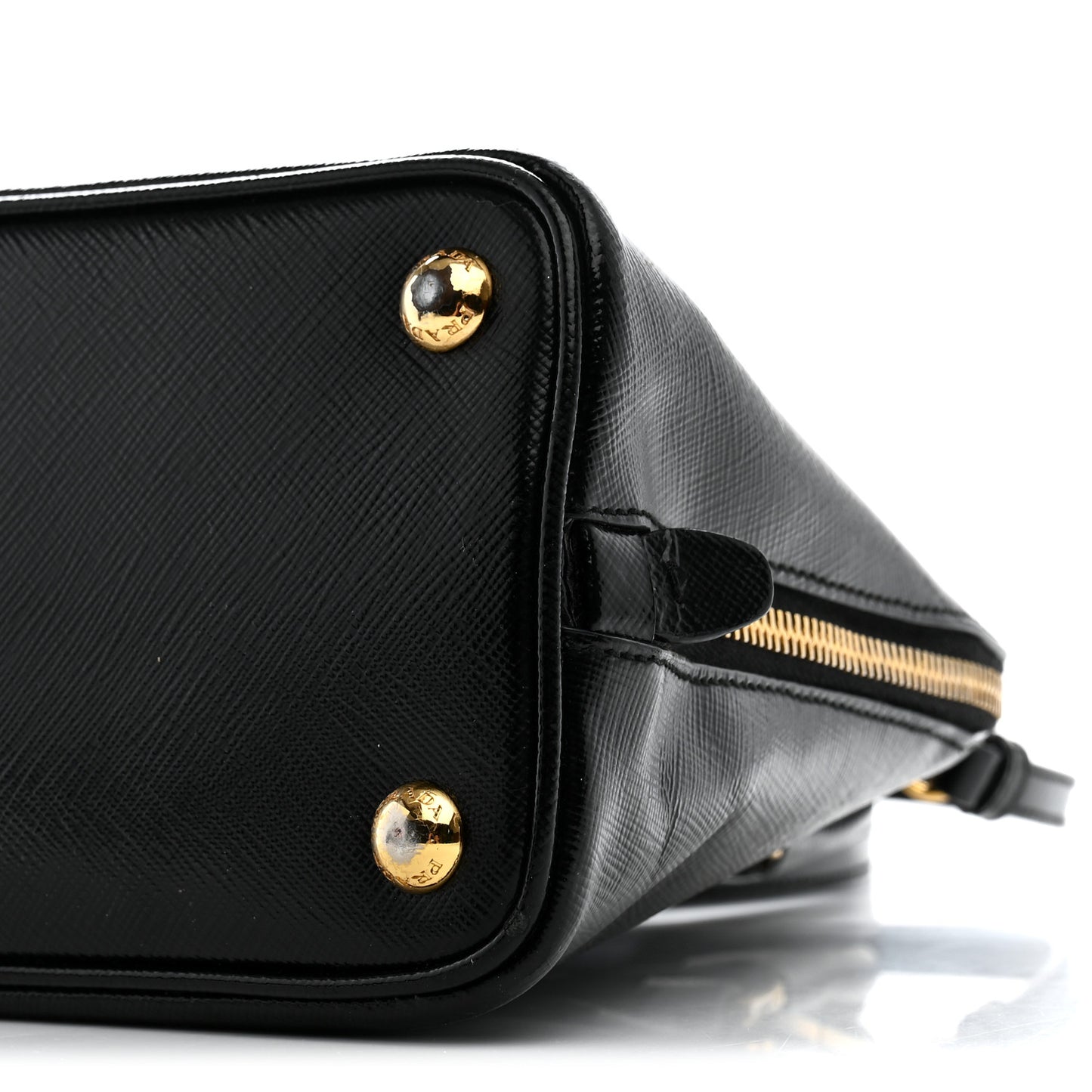 Saffiano Lux Small Promenade Tote Black