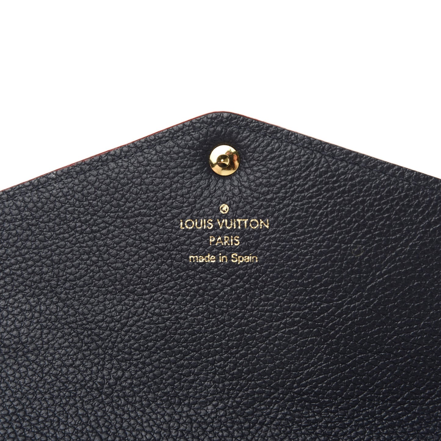 Empreinte Sarah Wallet NM Marine Rouge