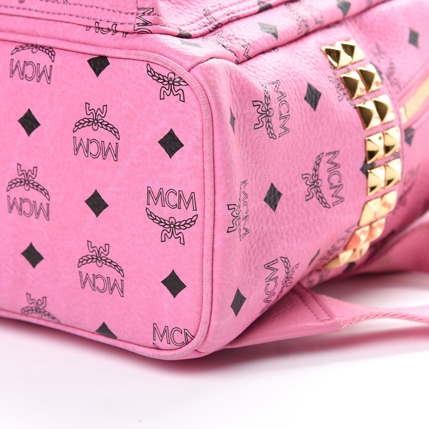 Visetos Small Side Stud Stark Backpack Pink