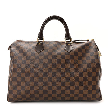 Louis Vuitton Damier Ebene Speedy 35 2 of 19