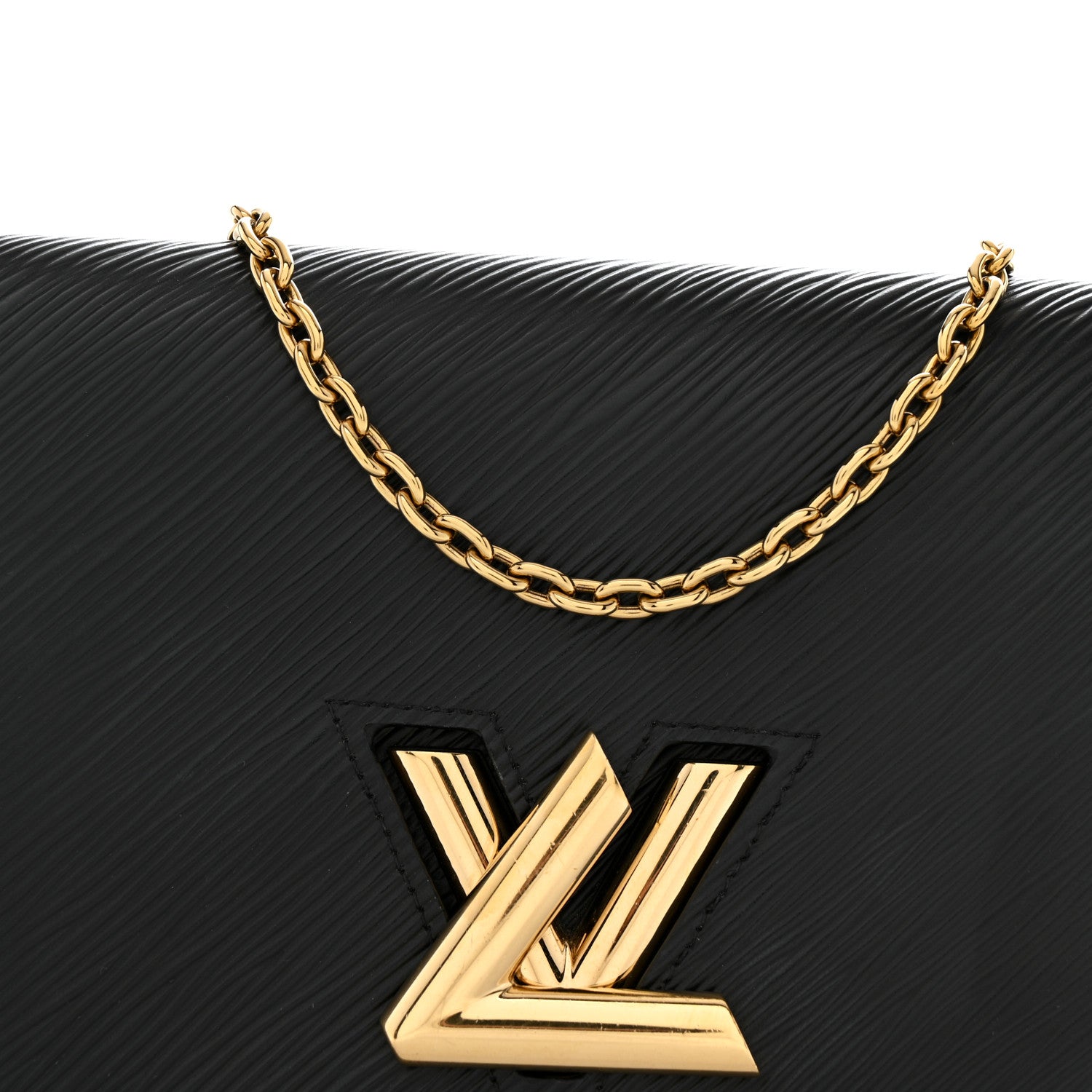 Louis Vuitton Epi Twist Belt Chain Wallet Black 7 of 12